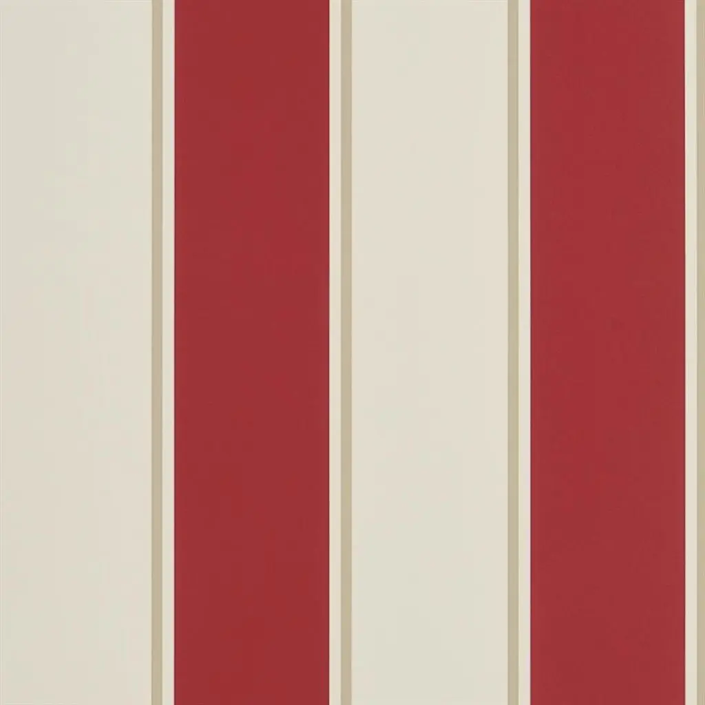 mapleton stripe - vermilion