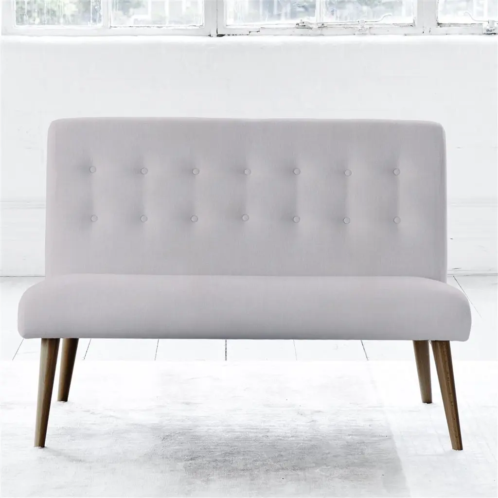 Eva 2 Seater - Walnut Leg - Brera Lino Platinum