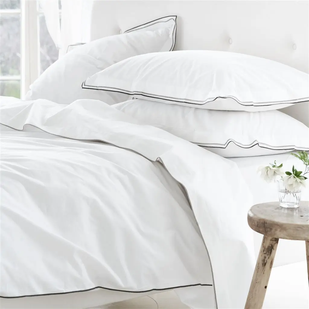 Astor Natural Plain Cotton Bed Linen Designers Guild