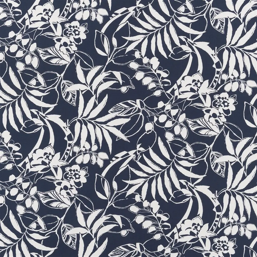 Westinghouse Floral - Resort Navy Cutting