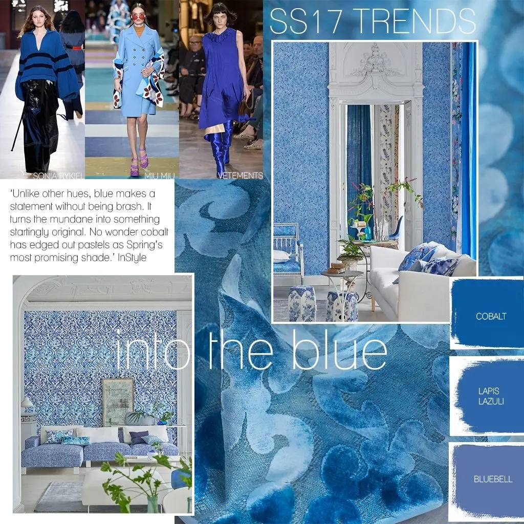 Trend: Into the blue 
