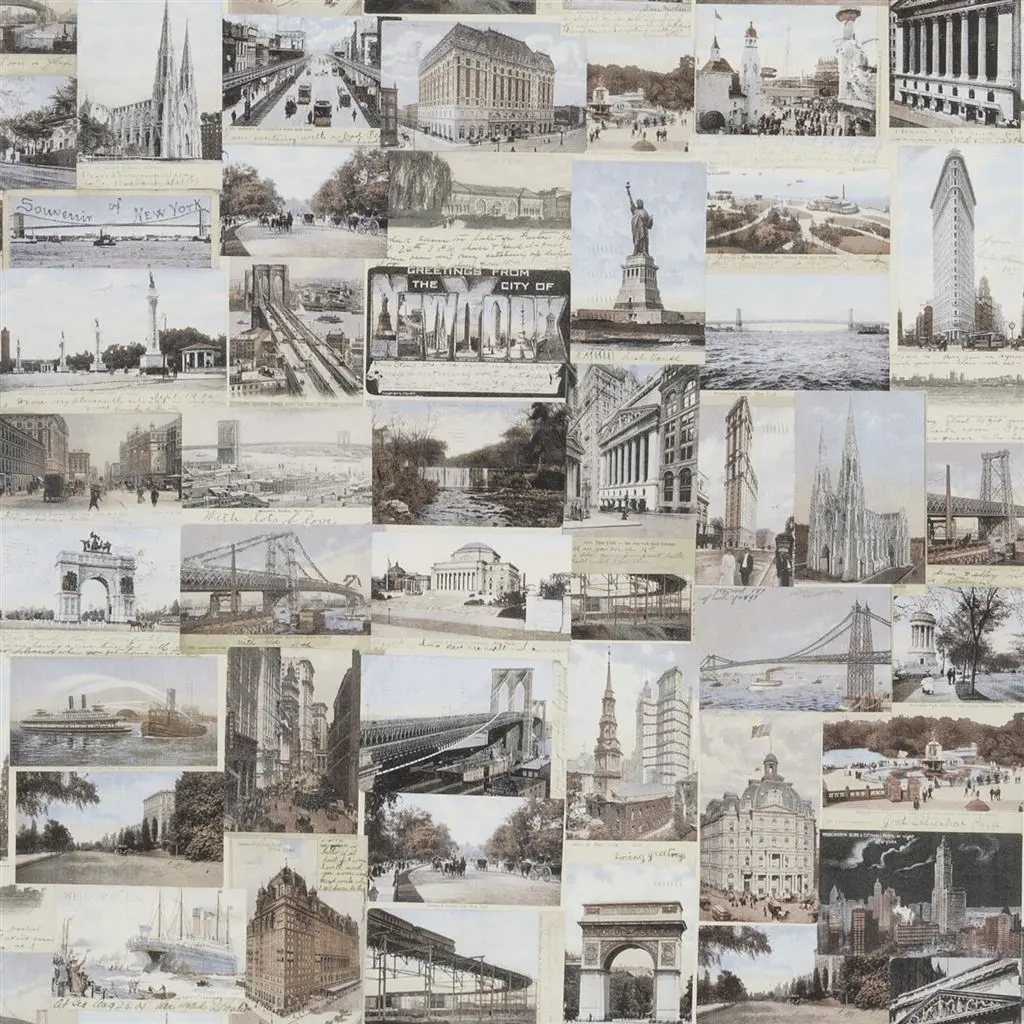 new york postcard multi