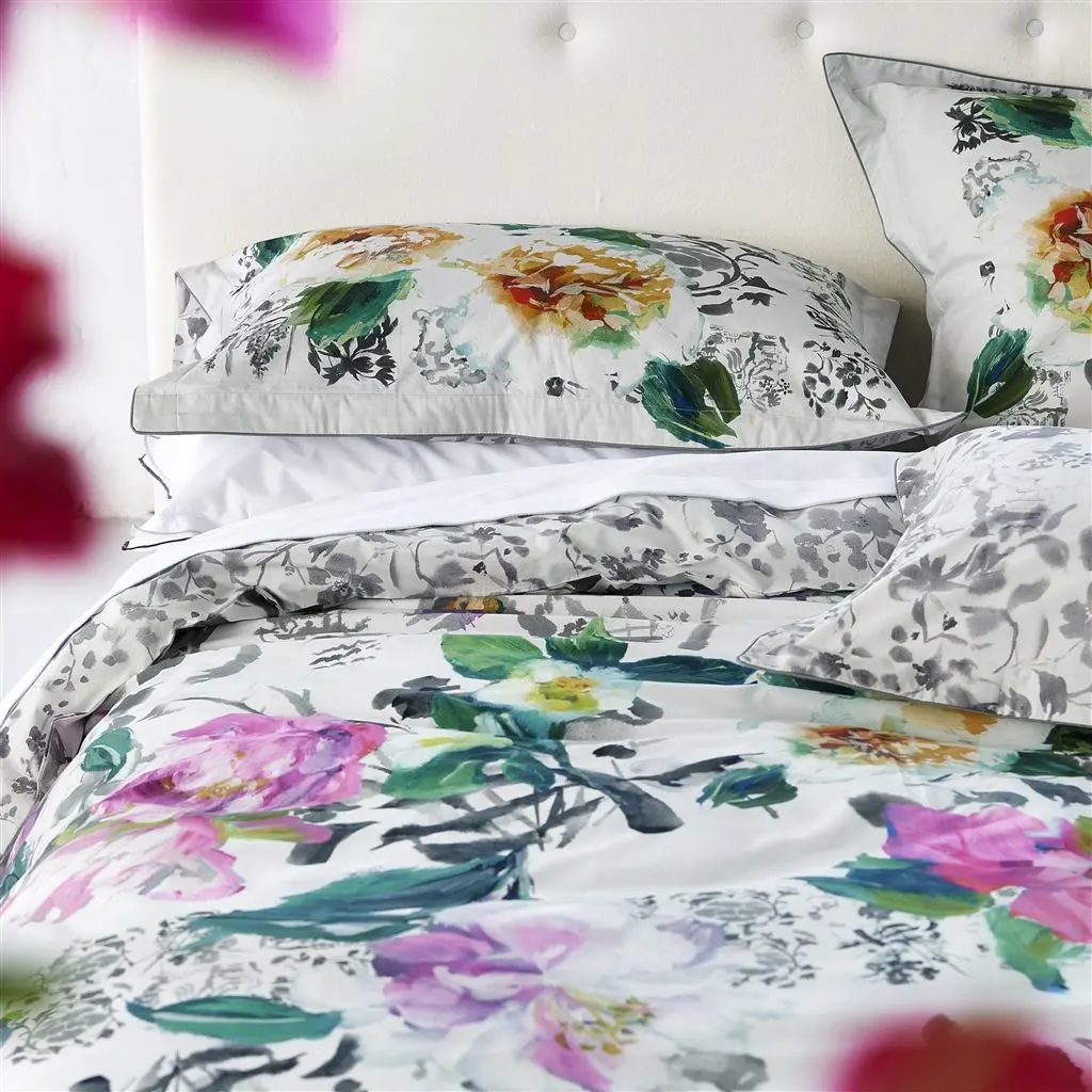 Majolica Slate Bed Linen Designers Guild