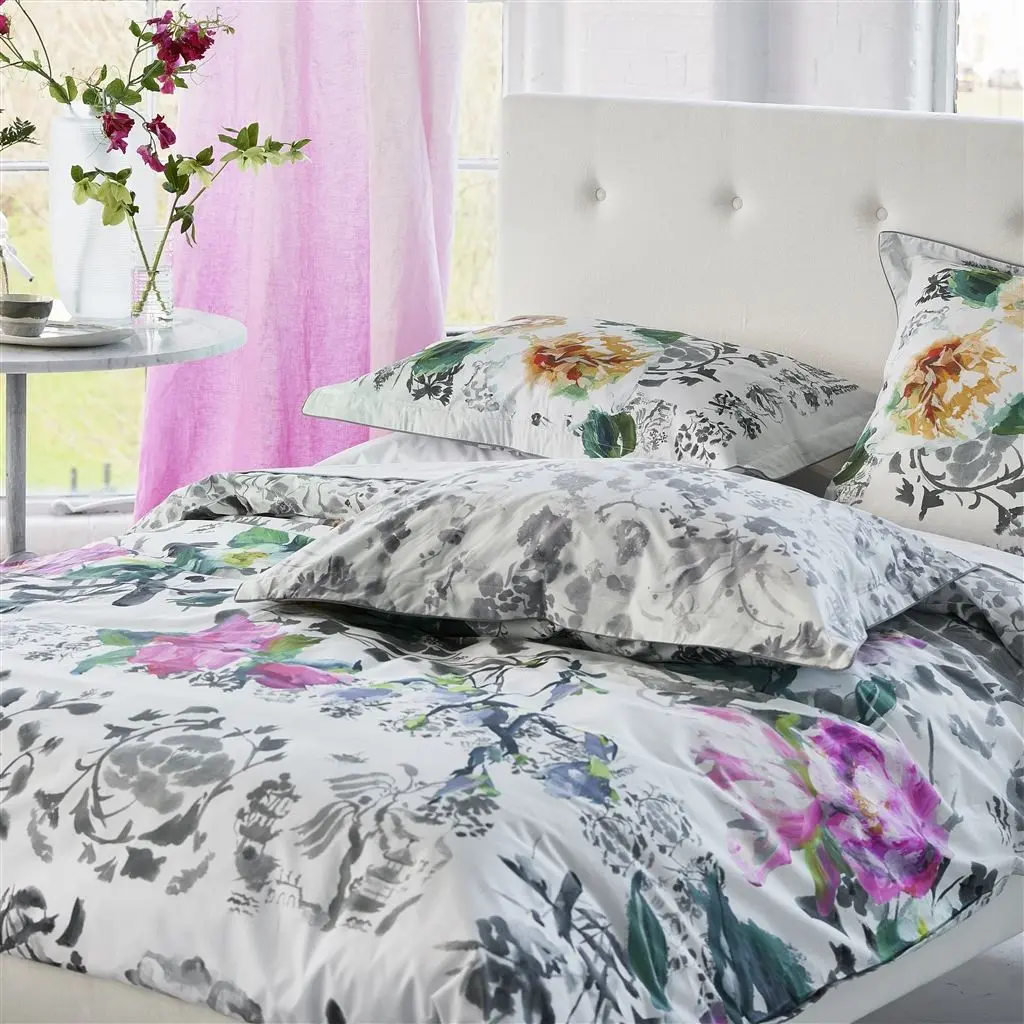 Majolica Slate Bed Linen Designers Guild