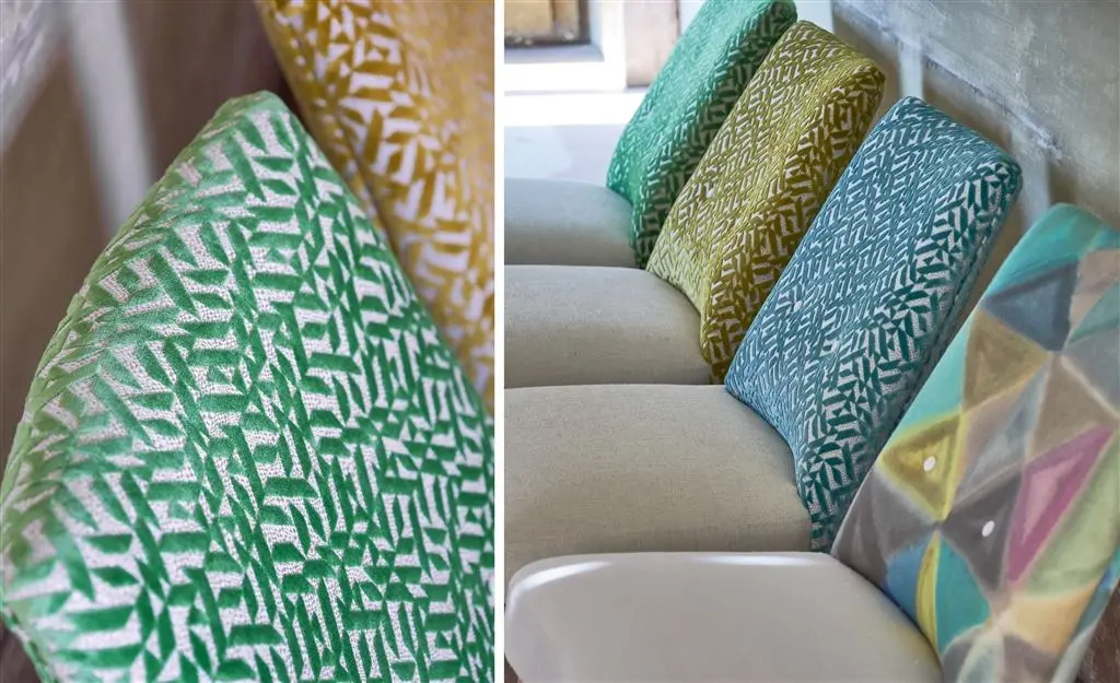 Designers Guild Fabric Dufrene Aqua  Cushion Covers