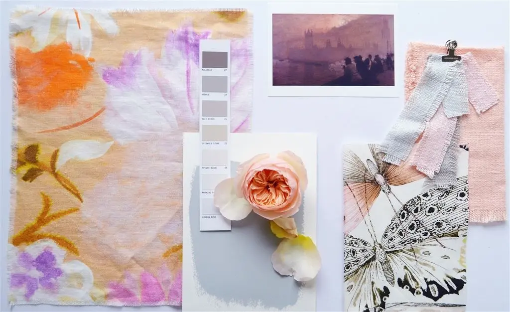 Moodboard: Sunset garden                                              