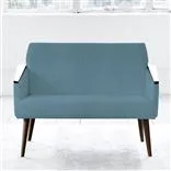 Ray - Two Seater - Walnut Leg - Brera Lino Ocean