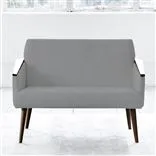 Ray - Two Seater - Walnut Leg - Cassia Zinc