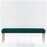 Otto Large Ottoman - Beech Legs - Cassia Azure
