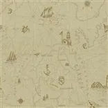 Shipping Lanes Map - Parchment