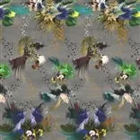 Oiseau Fleur Graphite