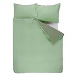 Biella Pale Jade & Olive Pure Linen Bed Linen