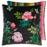 Porcelaine de Chine Velours Noir Cushion