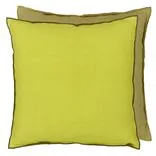 Brera Lino Lime & Moss Cushion