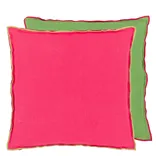 Brera Lino Cerise & Grass Cushion