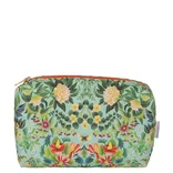 Ikebana Damask Aqua Medium Toiletry Bag