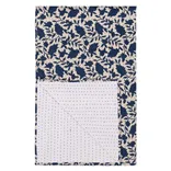 Block Printed Quilt Indigo