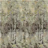 Bois De Bouleau Grasscloth Scene 2 - Sepia Large Sample