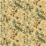 Peacock Toile - Sepia Cutting