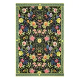 Brocart Decoratif Noir Throw