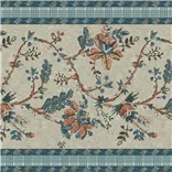 Pentimento Wide Border - Linen Large Sample