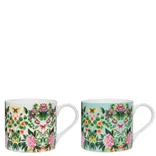 CERDG0119 Ikebana Damask set of 2 Mugs