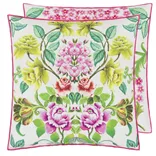 Eleonora Linen Fuchsia Cushion