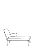 Gibson Daybed Mit Linkem Armteil