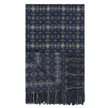 Pembroke Cobalt Merino Wool Throw