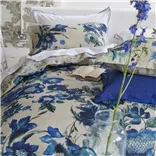 Hirigana Indigo Linen Bed Linen Set