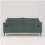 Positano 2.5 seater - Matt Black Legs - Tortona Cadet
