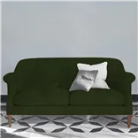 Paris 2.5 Seat Sofa - Tarazona - Forest - Walnut Leg