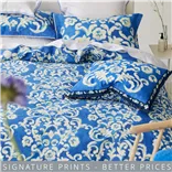 Isolotto Cobalt Cotton Bed Linen