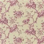 ashfield floral voile - vintage wine