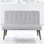 Eva 2 Seater - Walnut Leg - Brera Lino Platinum