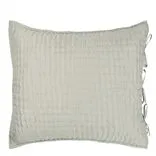 Chenevard Pebble & Duck Egg Square Pillowcase