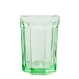 Large Transparent Green Glass