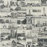New York Postcard Black