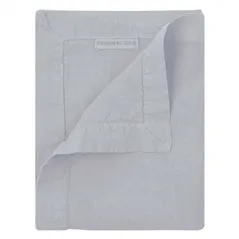 Lario Pale Grey Linen Table Cloth, Runner, Placemats & Napkins