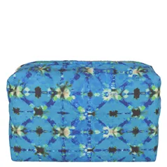 Shibori Cobalt Large Washbag
