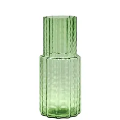 Large Green Waves Vase