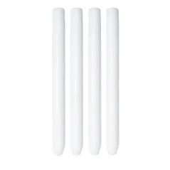 Pure White Dinner Candles Set of 4