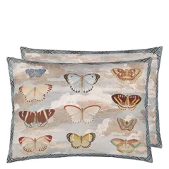 Coussin Butterfly Studies Parchment