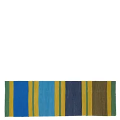 Benares Azure Runner Rug 