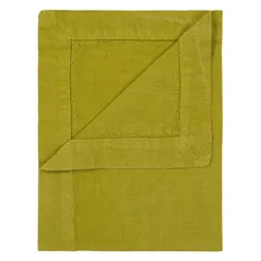Lario Moss Linen Table Cloth, Runner, Placemats & Napkins 