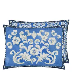 Isolotto Cobalt Cotton Cushion