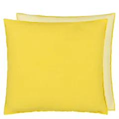 Brera Lino Mimosa & Primrose Linen Decorative Pillow