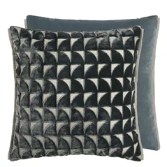 Marquise Graphite Velvet Cushion