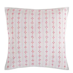 Fuchsia Embroidered Cushion