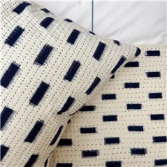 Indigo Ikat Quilt